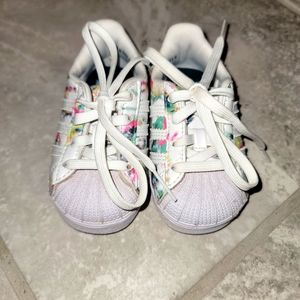Toddler Adidas Girl Original Superstar Shoes